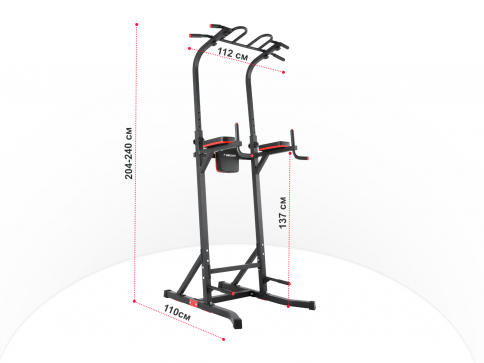 Турник-пресс-брусья UNIX Fit POWER TOWER 150 - 6